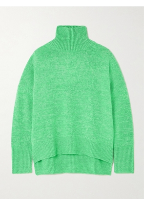 LISA YANG - Heidi Cashmere Turtleneck Sweater - Green - 01,2