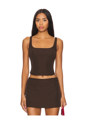 NIA Serenity Top in Chocolate. Size M. Also in L, S, XL, XS.