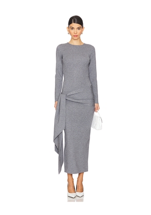 Line & Dot Alira Dress in Grey. Size L. Also in M, S, XS.