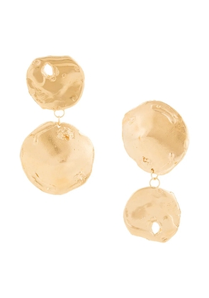 Alighieri drop plate earring - Gold