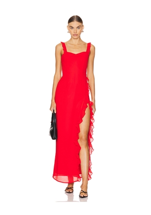 MORE TO COME Lucille Maxi Dress in Red. Size M. Also in XS.