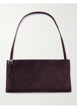 ST. AGNI - 90s Suede Shoulder Bag - Brown - One size