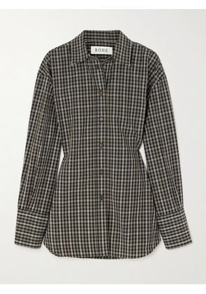 RÓHE - Checked Cotton-poplin Shirt - Multi - FR 34,FR 36,FR 38,FR 40,FR 42,FR 44