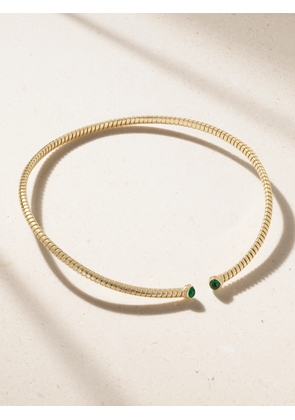 Marina B - Trisolina 18-karat Gold, Emerald And Diamond Choker - One size
