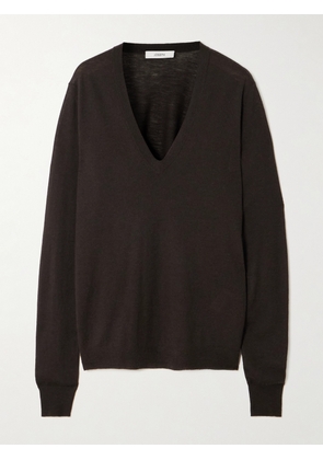 Joseph - Cashair Cashmere Sweater - Brown - x small,small,medium,large,x large