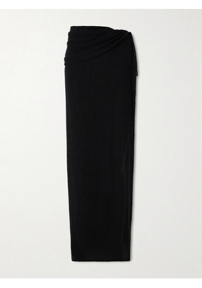 Magda Butrym - Lyocell-blend Crepon Coverup - Black - FR 34,FR 36,FR 38,FR 40,FR 42