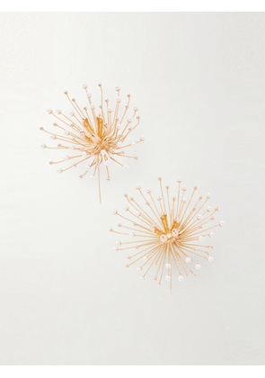 Cult Gaia - Damita Gold-tone Faux Pearl Earrings - One size