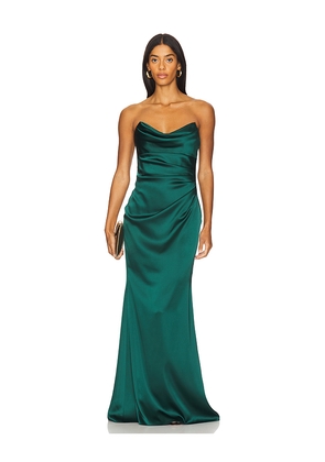 Katie May Taylor Gown in Green. Size L. Also in M, S, XL, XS, XXS.
