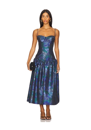 Katie May Shelly Dress in Blue. Size L. Also in M.