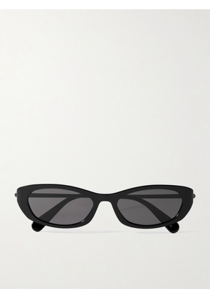 DIOR Eyewear - D-moon B2i Cat-eye Acetate And Gunmetal-tone Sunglasses - Black - One size