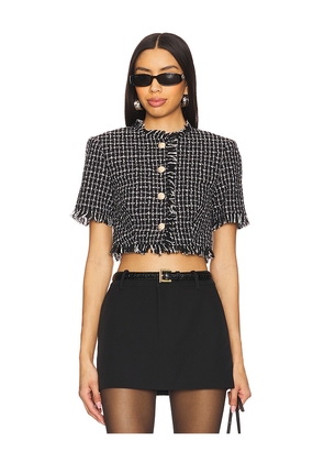 MORE TO COME Wilma Button Front Top in Black. Size M. Also in S, XS.