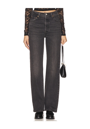 LEVI'S Ribcage Full Length Jeans in Black. Size 27. Also in 28.