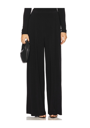 Norma Kamali Mens Pleat Pant in Black. Size M. Also in S.