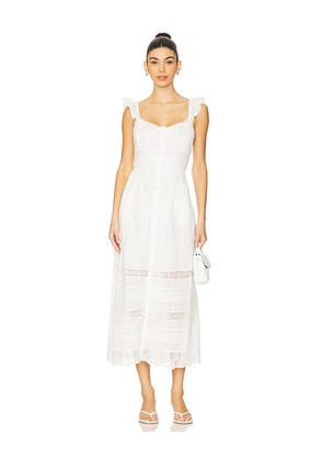 LoveShackFancy Sufette Dress in Ivory. Size M. Also in XS.