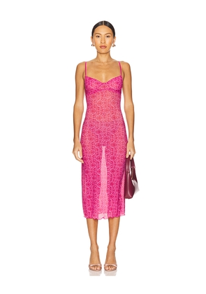 Only Hearts Rita Underwire Slip Dress in Pink. Size L. Also in M, S.