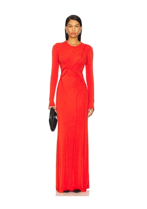 Mother of All Pepper Maxi Dress in Orange. Size S. Also in XL.