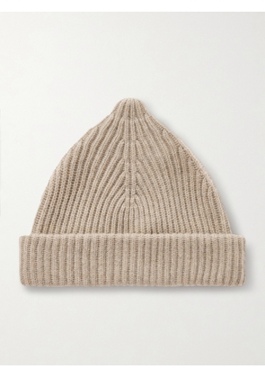 Loro Piana - Juniper Ribbed Cashmere Beanie - Neutrals - S,M,L