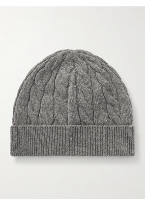 Loro Piana - Cedar Cable-knit Cashmere Beanie - Gray - S,M,L