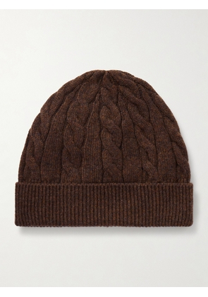 Loro Piana - Cedar Cable-knit Cashmere Beanie - Brown - S,M,L