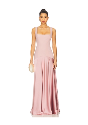 L'Academie by Marianna Sidney Gown in Mauve. Size L. Also in M.