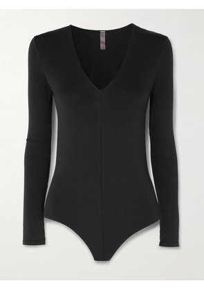 Commando - Prima Ballet Stretch-jersey Thong Bodysuit - Black - One size