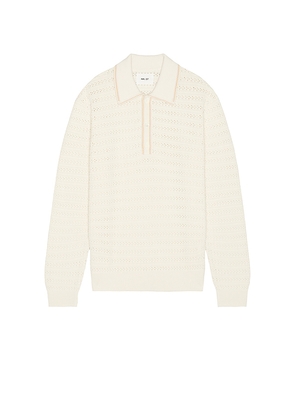 NN07 Josh Long Sleeve Polo 6636 in Ivory. Size L. Also in M.