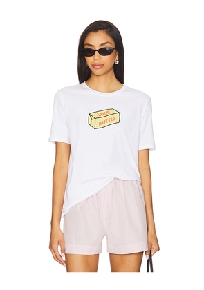 Kule Modern Butter Tee in White. Size L. Also in XS.