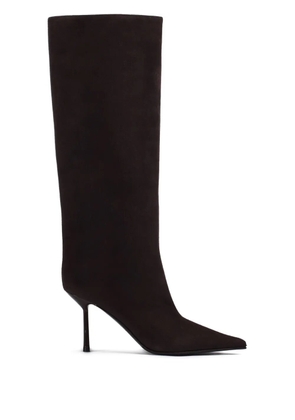 Le Silla 80mm Bella suede boots - Brown