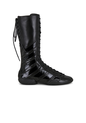Miista Imogen Lace Brogue Boot in Black. Size 38. Also in 39.