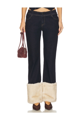 OW Collection Desi Jeans in Blue. Size L. Also in M, S, XS.