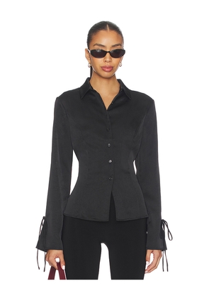 LIONESS West End Girl Top in Black. Size L. Also in M, S, XS, XXS.