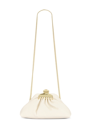 Marc Jacobs The Small Claw Clip Clutch in Ivory.