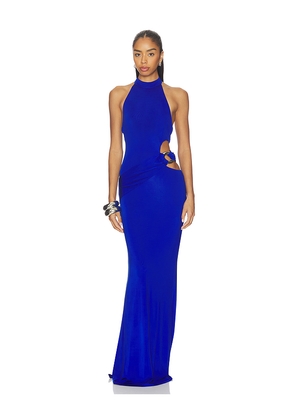 NBD The Evanna Gown in Blue. Size L. Also in M, S, XL, XS, XXS.