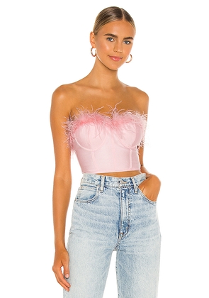 superdown Ramona Bustier Top in Blush. Size S. Also in XS.