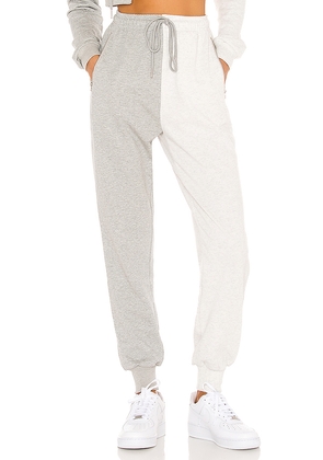 superdown Renna Two Tone Sweatpants in Grey. Size M. Also in S, XS.