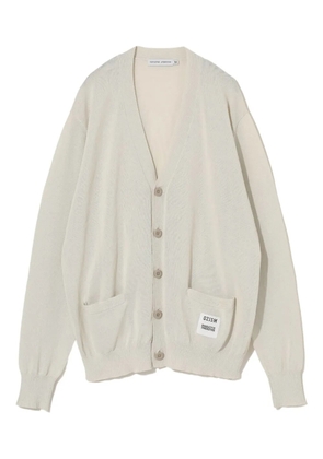 Undercover zip-detailed cardigan - Neutrals