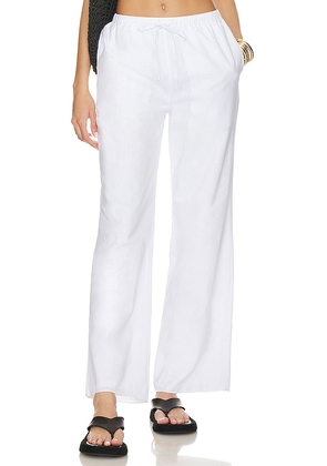 SNDYS x REVOLVE Linen Pants in White. Size L. Also in M, S, XL, XS, XXL, XXS.