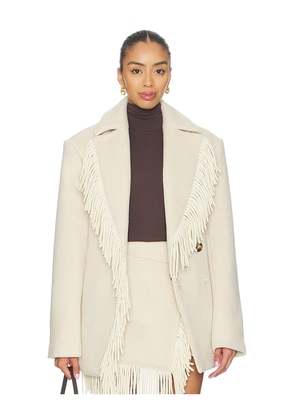 Lovers and Friends Whitney Coat in Cream. Size L. Also in XL.