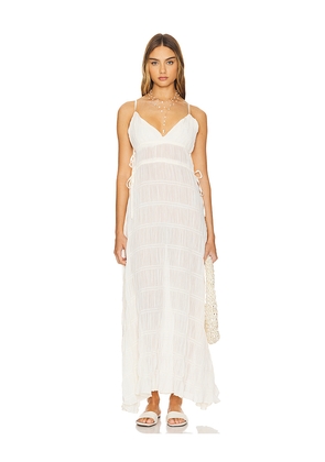 SNDYS La Louisiane Maxi Dress in Ivory. Size XXL. Also in L.
