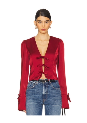 Stone Cold Fox x REVOLVE Mila Top in Red. Size XL. Also in XS.