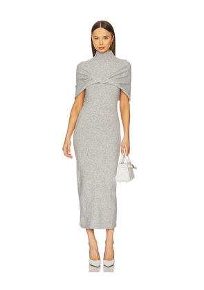 SEROYA Wisteria Gown in Grey. Size L. Also in M, XS.