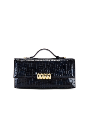 retrofete Phoebe Clutch in Navy.