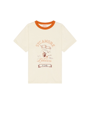 Samuel Zelig Yearbook Tee in Cream. Size M. Also in L.