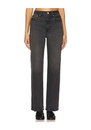 PISTOLA Cassie Straight Jeans in Black. Size 25. Also in 28.