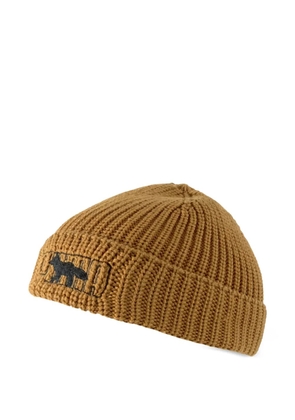 PUMA x Maison Kitsune ribbed beanie hat - Brown