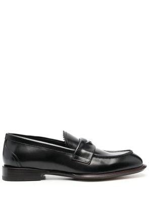 Alexander McQueen coin-embellished penny loafers - Black