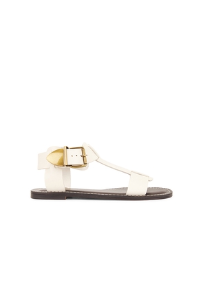 Steve Madden Brazinn Sandal in White. Size 6. Also in 7, 7.5, 8.5, 9.