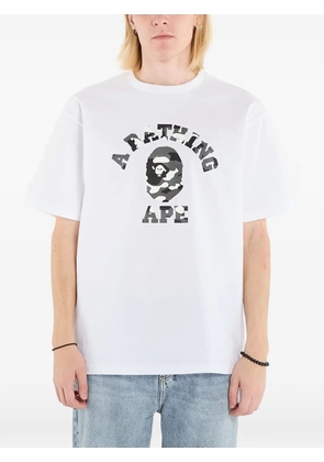 A BATHING APE® City Camo College short-sleeve T-shirt - White
