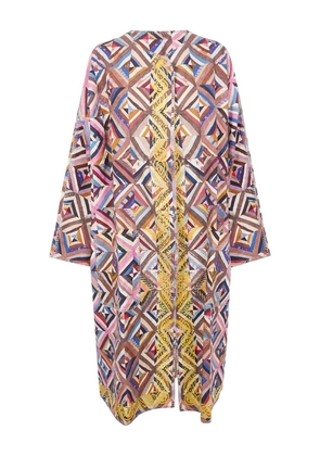 Pierre-Louis Mascia Ricordo printed kimono - Brown