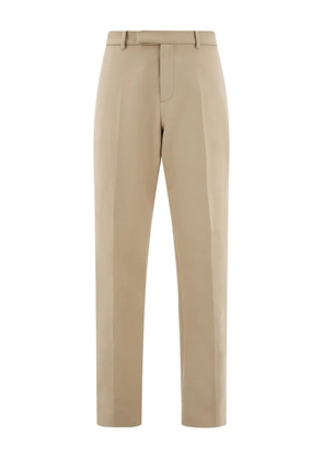 Ferragamo belted crease chinos - Neutrals
